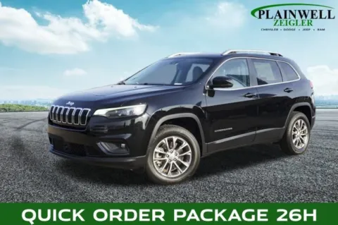 Black 2021 Jeep Cherokee Latitude Lux for sale in Plainwell, MI