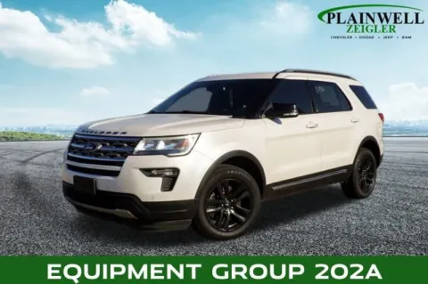 White 2018 Ford Explorer XLT for sale in Plainwell, MI