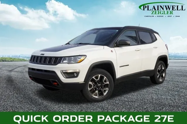 White 2018 Jeep Compass Trailhawk for sale in Plainwell, MI