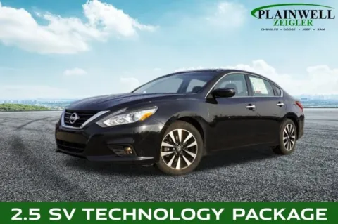 Black 2018 Nissan Altima 2.5 SV for sale in Plainwell, MI