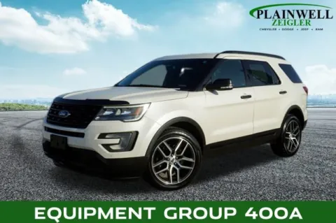 White 2016 Ford Explorer Sport for sale in Plainwell, MI