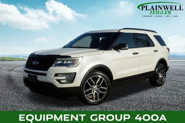 White 2016 Ford Explorer Sport for sale in Plainwell, MI