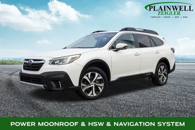 White 2022 Subaru Outback Limited for sale in Plainwell, MI
