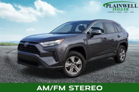 Gray 2022 Toyota RAV4 Hybrid XLE for sale in Plainwell, MI