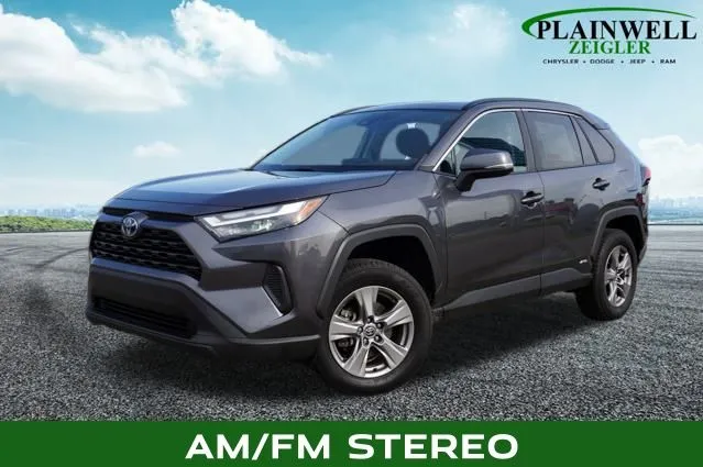 Gray 2022 Toyota RAV4 Hybrid XLE for sale in Plainwell, MI