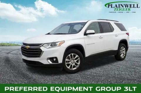 White 2019 Chevrolet Traverse 3LT for sale in Plainwell, MI