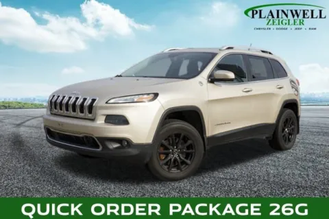 Beige 2015 Jeep Cherokee Limited for sale in Plainwell, MI