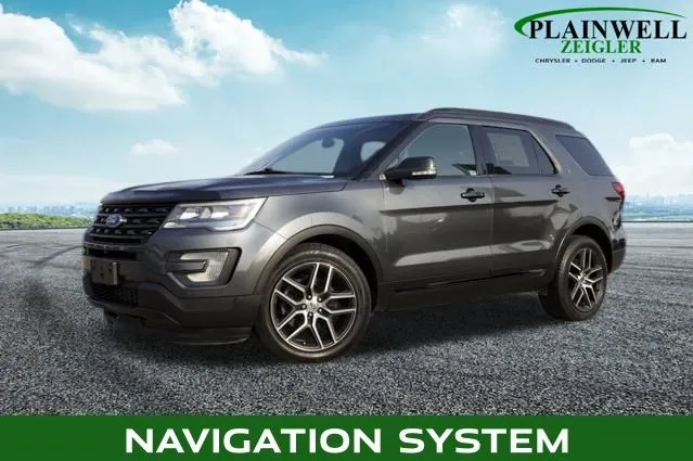 White 2016 Ford Explorer Sport for sale in Plainwell, MI