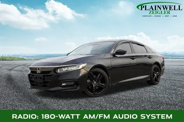 Black 2019 Honda Accord Sport for sale in Plainwell, MI