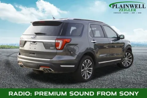 Another view of 2018 Ford Explorer Platinum for sale in Plainwell, MI at Zeigler Chrysler Dodge Jeep Ram of Plainwell