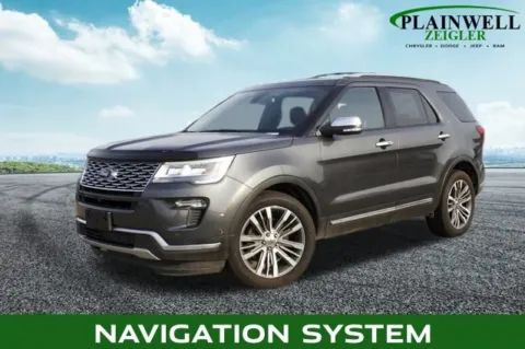 Gray 2018 Ford Explorer Platinum for sale in Plainwell, MI
