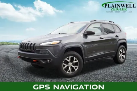 Gray 2015 Jeep Cherokee Trailhawk for sale in Plainwell, MI