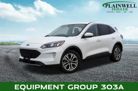 White 2022 Ford Escape Hybrid SEL for sale in Plainwell, MI