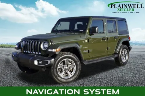 Green 2022 Jeep Wrangler Unlimited Sahara for sale in Plainwell, MI