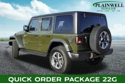 Photos of 2022 Jeep Wrangler Unlimited Sahara for sale in Plainwell, MI at Zeigler Chrysler Dodge Jeep Ram of Plainwell