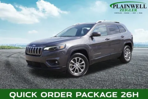 Gray 2021 Jeep Cherokee Latitude Lux for sale in Plainwell, MI