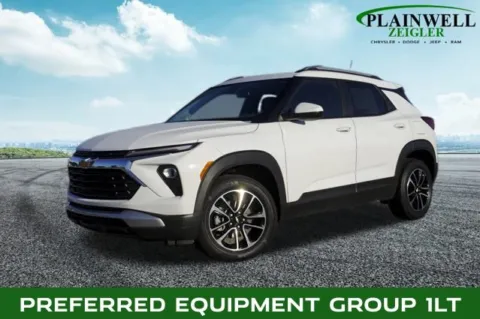 White 2024 Chevrolet TrailBlazer LT for sale in Plainwell, MI