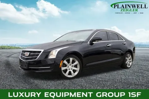 Black 2015 Cadillac ATS 2.0L Turbo Luxury for sale in Plainwell, MI