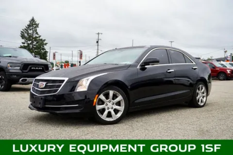 Black 2015 Cadillac ATS 2.0L Turbo Luxury for sale in Plainwell, MI