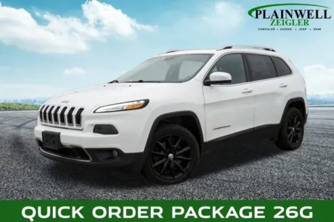 White 2016 Jeep Cherokee Limited for sale in Plainwell, MI