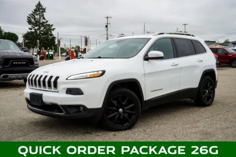 White 2016 Jeep Cherokee Limited for sale in Plainwell, MI