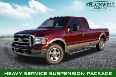 Red 2006 Ford F-250SD Lariat for sale in Plainwell, MI