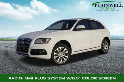 White 2016 Audi Q5 2.0T Premium for sale in Plainwell, MI