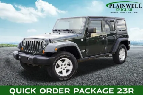 Green 2011 Jeep Wrangler Unlimited Rubicon for sale in Plainwell, MI