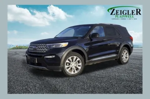 Black 2022 Ford Explorer Limited for sale in Plainwell, MI