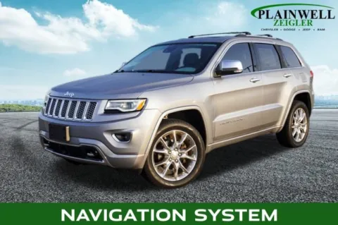 Silver 2016 Jeep Grand Cherokee Overland for sale in Plainwell, MI