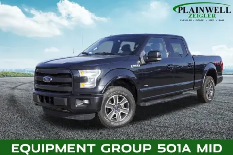 Black 2015 Ford F-150 Lariat for sale in Plainwell, MI