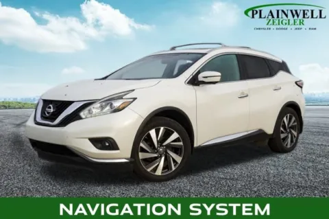 White 2018 Nissan Murano Platinum for sale in Plainwell, MI