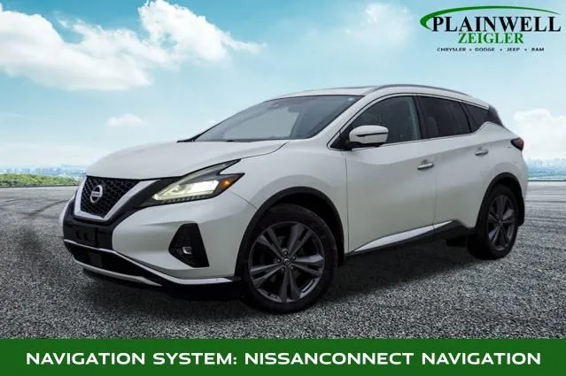 White 2021 Nissan Murano Platinum for sale in Plainwell, MI