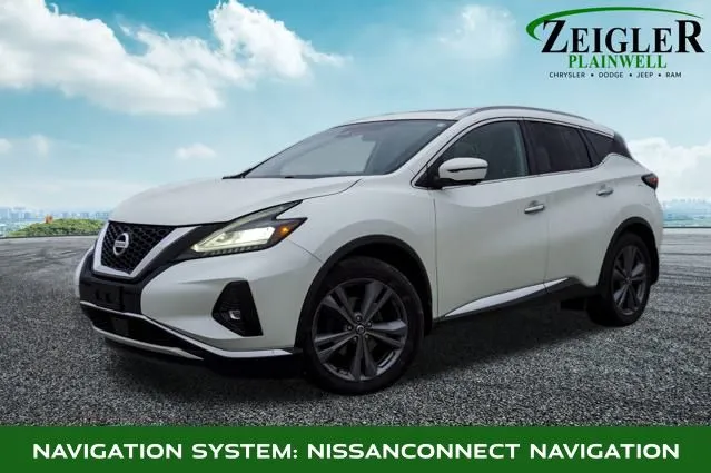 White 2021 Nissan Murano Platinum for sale in Plainwell, MI