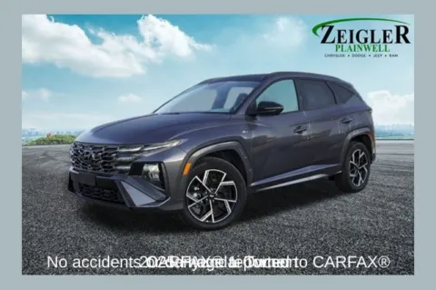 Gray 2025 Hyundai Tucson Hybrid N Line for sale in Plainwell, MI