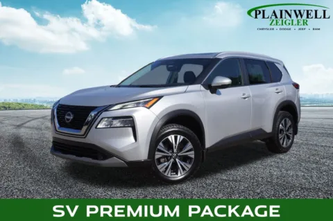 Silver 2022 Nissan Rogue SV for sale in Plainwell, MI