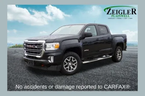 Black 2022 GMC Canyon AT4 w/Leather for sale in Plainwell, MI