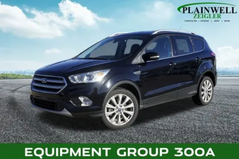 Black 2017 Ford Escape Titanium for sale in Plainwell, MI