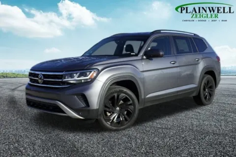 Gray 2021 Volkswagen Atlas 2.0T SE w/Technology for sale in Plainwell, MI