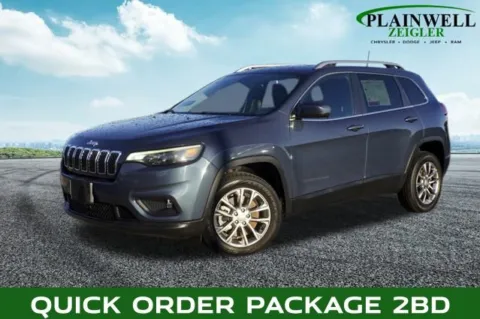 Blue 2021 Jeep Cherokee Latitude Plus for sale in Plainwell, MI