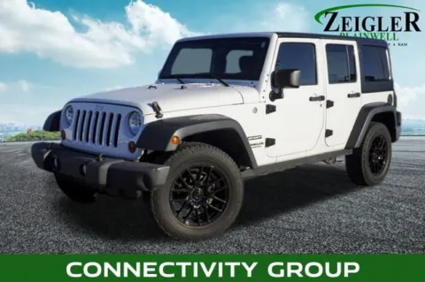 White 2013 Jeep Wrangler Unlimited Sport for sale in Plainwell, MI