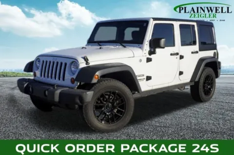 White 2013 Jeep Wrangler Unlimited Sport for sale in Plainwell, MI