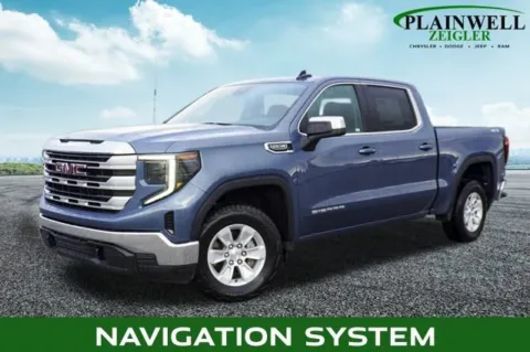 Blue 2024 GMC Sierra 1500 SLE for sale in Plainwell, MI