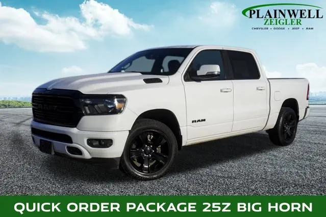 White 2020 Ram 1500 Big Horn/Lone Star for sale in Plainwell, MI