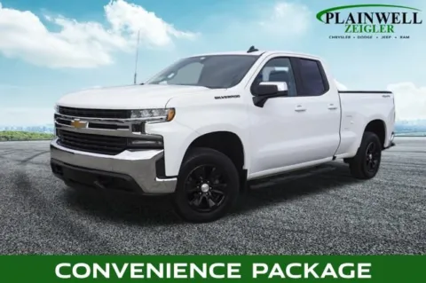 White 2021 Chevrolet Silverado 1500 LT for sale in Plainwell, MI