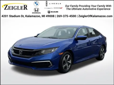 Blue 2019 Honda Civic LX for sale in Kalamazoo, MI