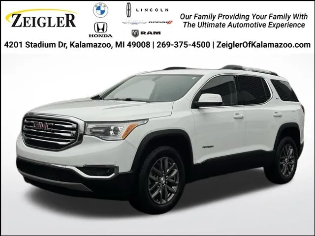 White 2019 GMC Acadia SLT-1 for sale in Kalamazoo, MI