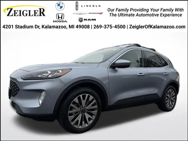 Silver 2022 Ford Escape Titanium for sale in Kalamazoo, MI