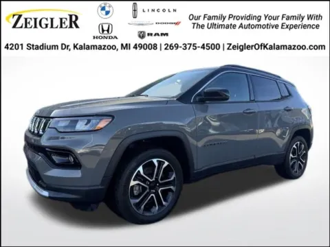 Gray 2023 Jeep Compass Limited for sale in Kalamazoo, MI