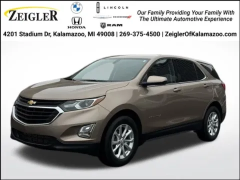 Beige 2019 Chevrolet Equinox LT for sale in Kalamazoo, MI